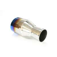 Universal Car Accessories for Blue performance Titanium Burnt Exhaust Tip